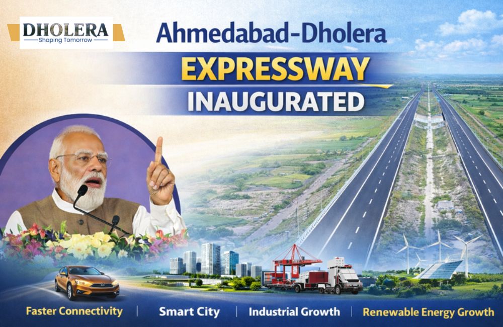 PM Modi Inaugurates Ahmedabad–Dholera Expressway, Gives Major Boost to Gujarat’s Infrastructure Growth