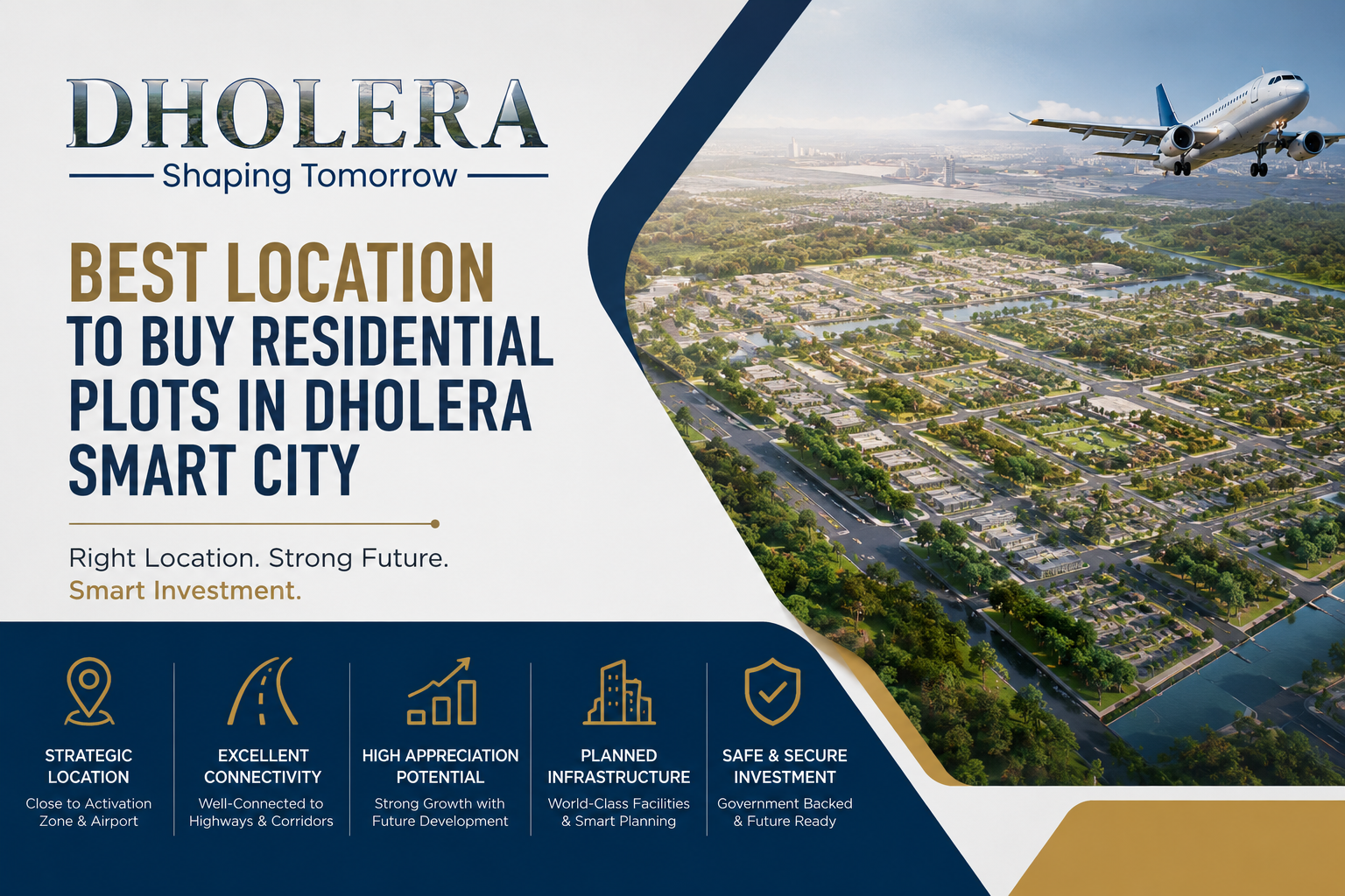 Best Location to Buy Residential Plots in Dholera Smart City