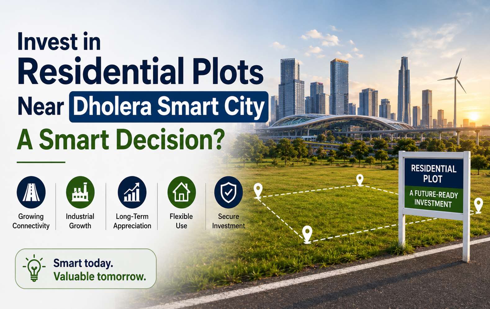 Is Investing in Residential Plots Near Dholera Smart City a Smart Decision?