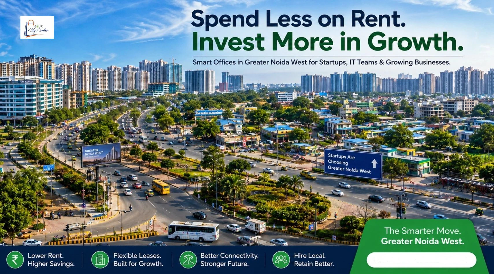 Why IT Companies and Startups Are Choosing Greater Noida West Over Noida Sector 62