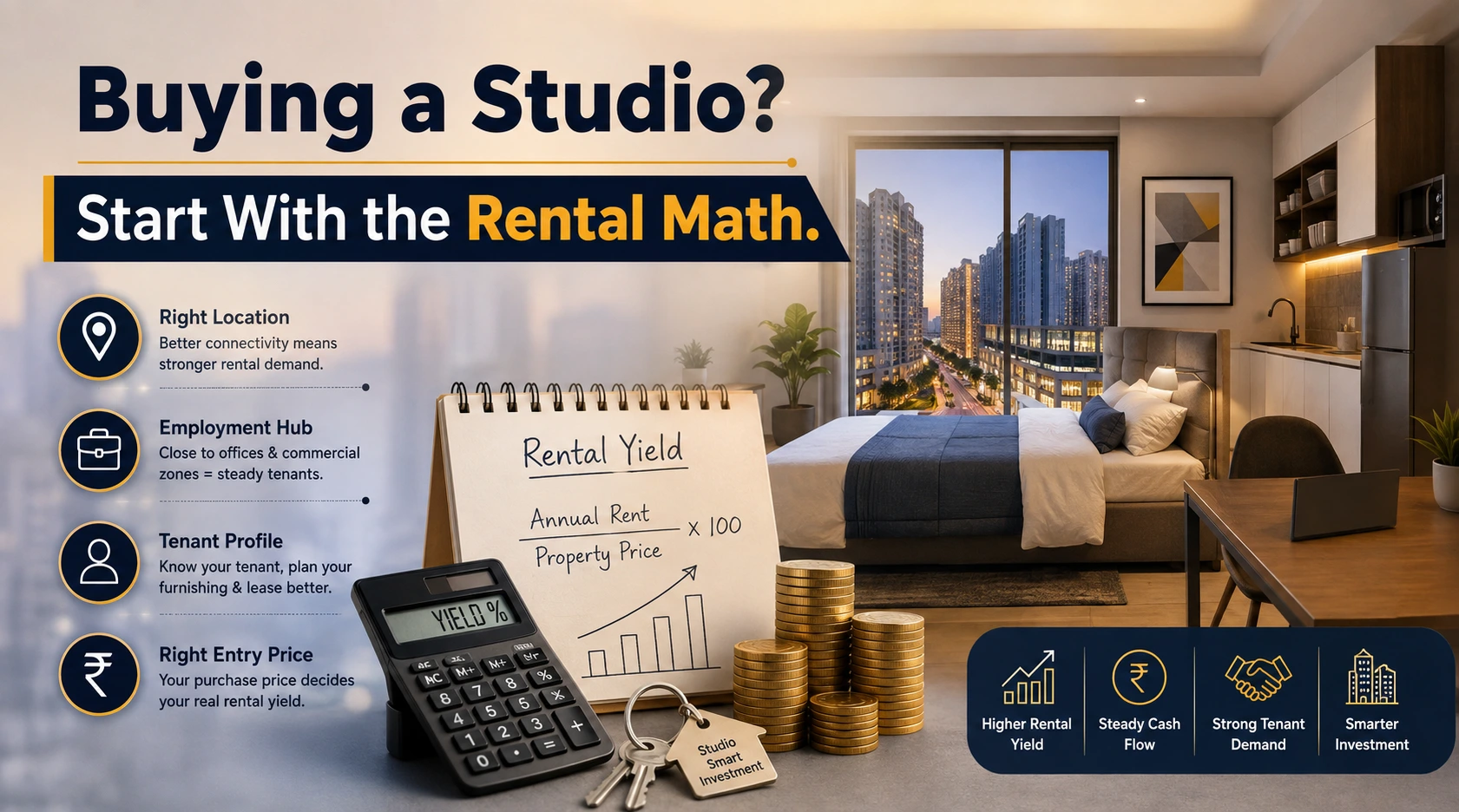 Studio Apartments as an Investment: How the Rental Income Actually Works