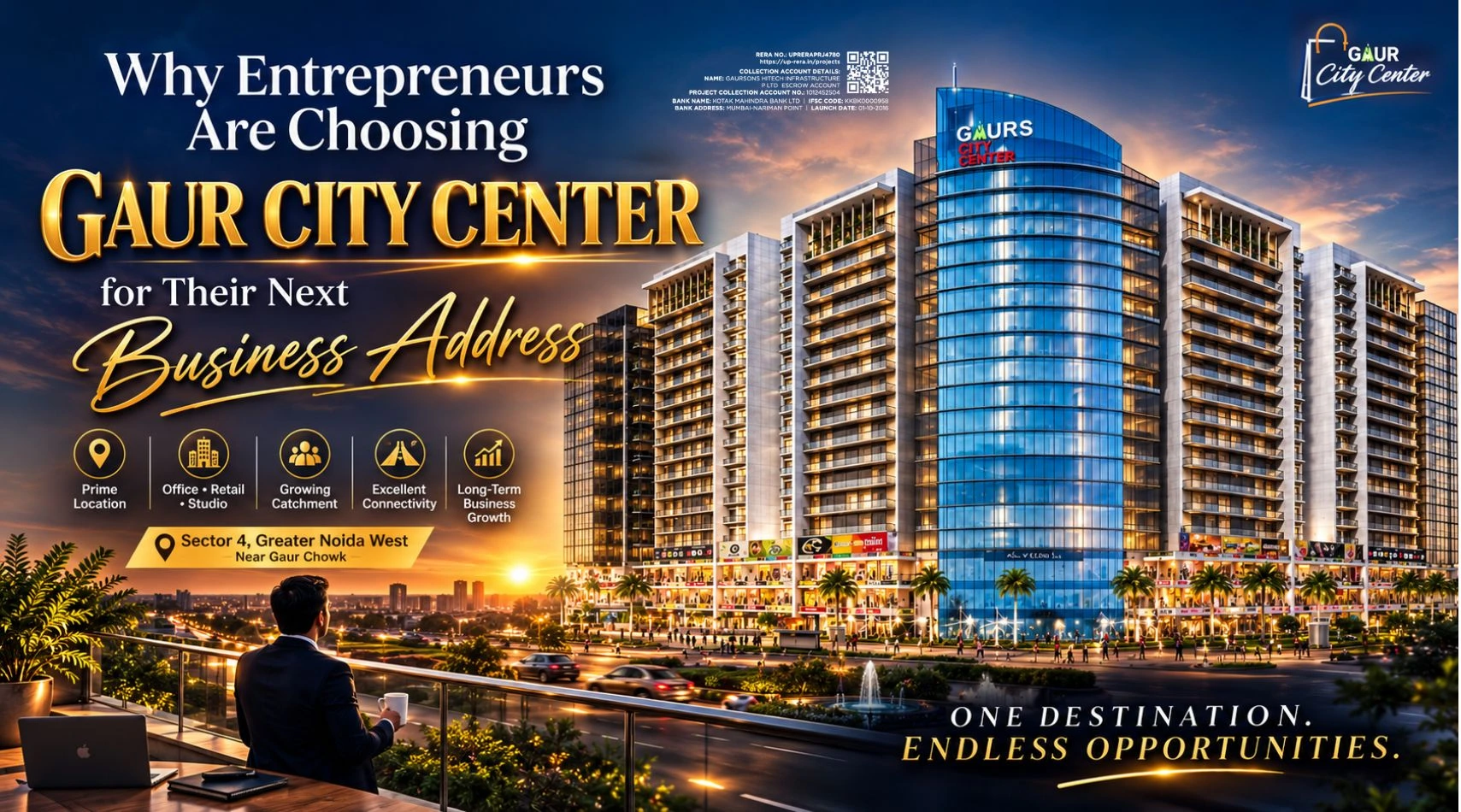 Why Entrepreneurs Are Choosing Gaur City Center for Their Next Business Address
