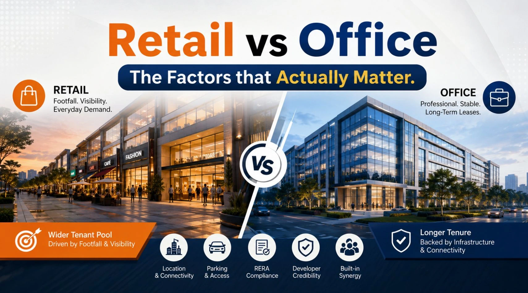 Retail Shop vs Office Space: Which Is a Better Investment?