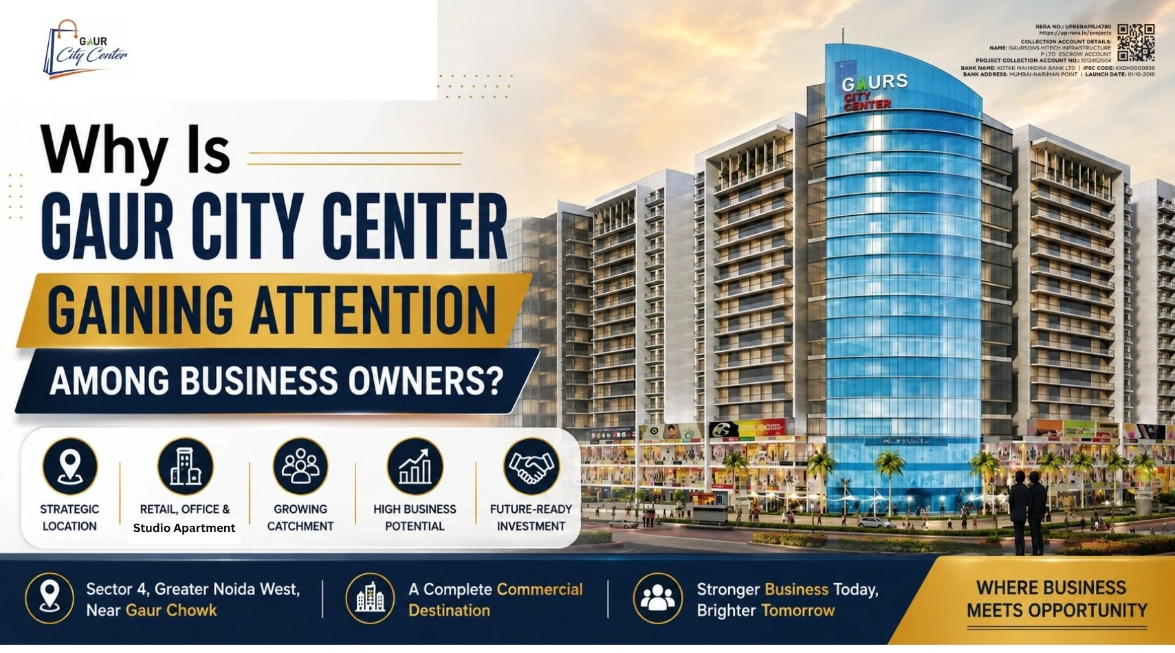 Why Is Gaur City Center Gaining Attention Among Business Owners?