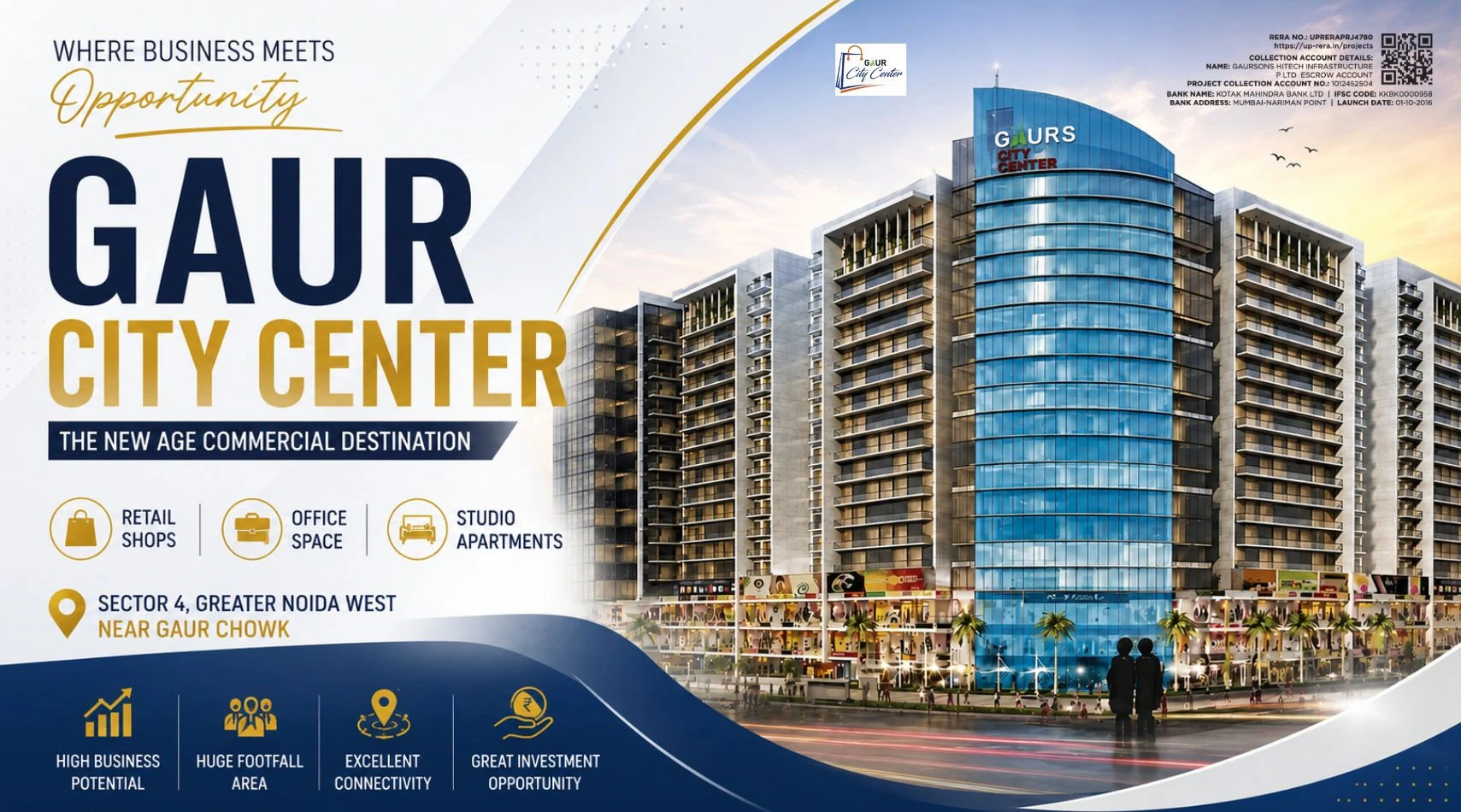 Top Reasons Businesses Prefer Gaur City Center Over Other Commercial Hubs