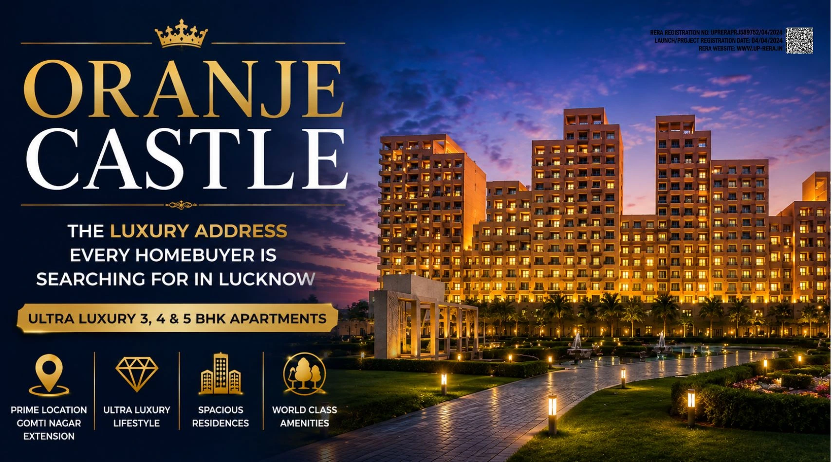 Oranje Castle: The Luxury Address Every Homebuyer is Searching for in Lucknow