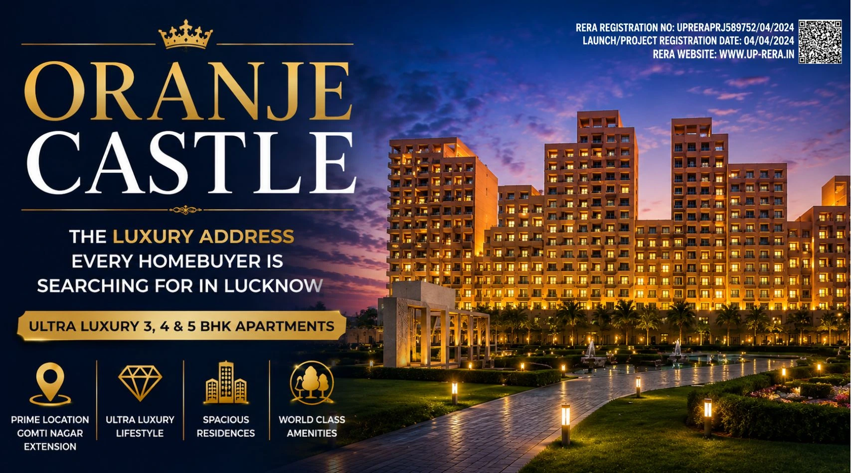 Oranje Castle: The Luxury Address Every Homebuyer is Searching for in Lucknow