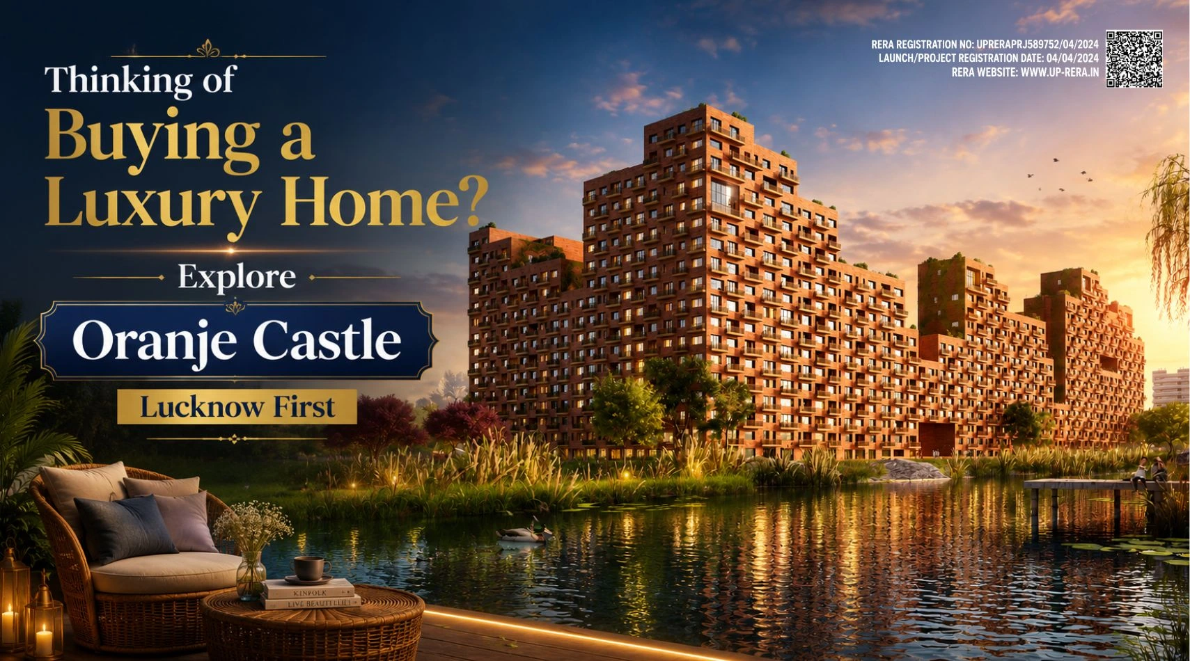 Thinking of Buying a Luxury Home? Explore Oranje Castle Lucknow First
