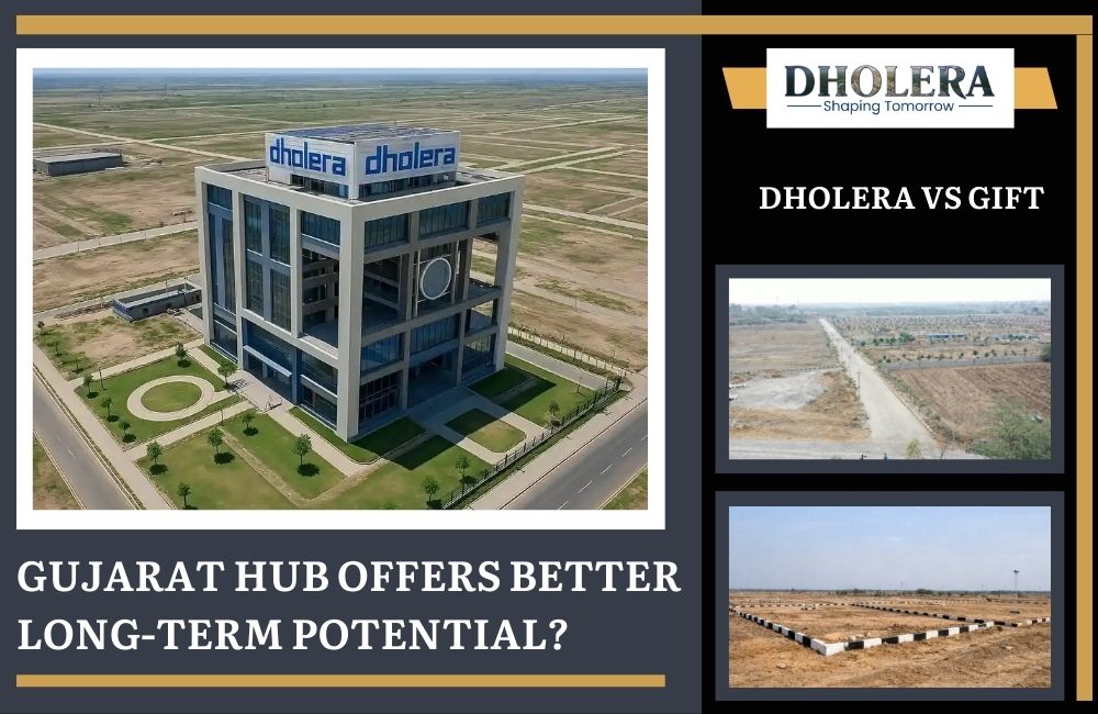 Dholera vs GIFT City Investment: Which Emerging Gujarat Hub Offers Better Long-Term Potential?