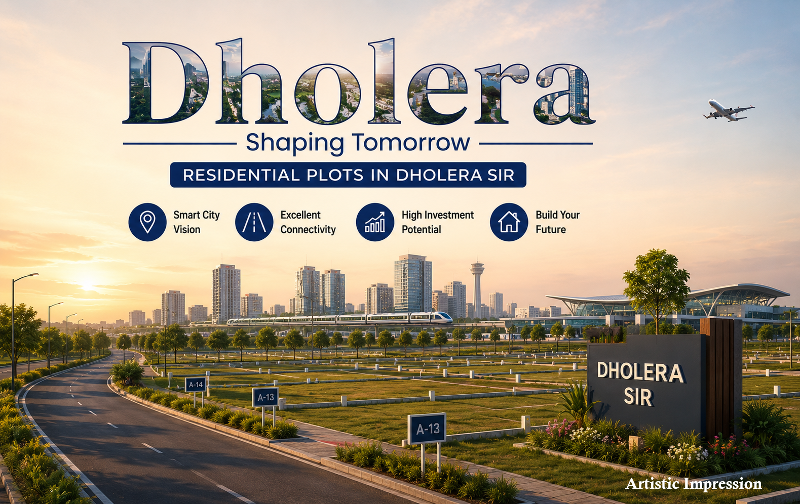 Residential Plots in Dholera SIR – A New Address for Smart Living and Future Investment