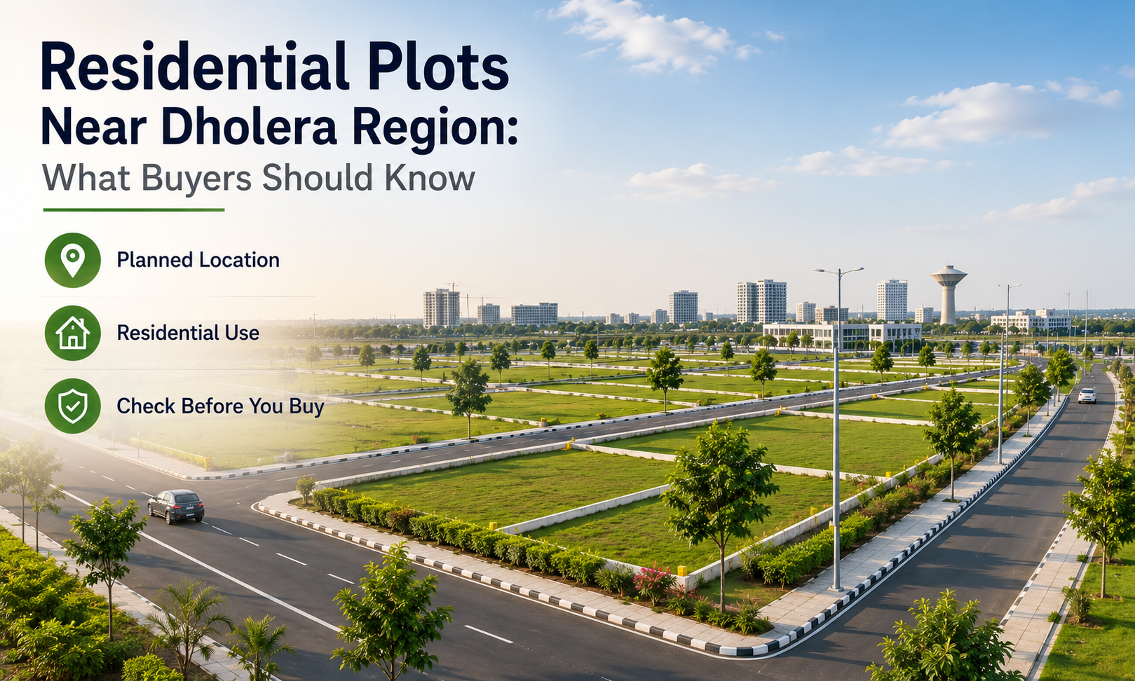 Residential Plots Near Dholera Region: What Buyers Should Know