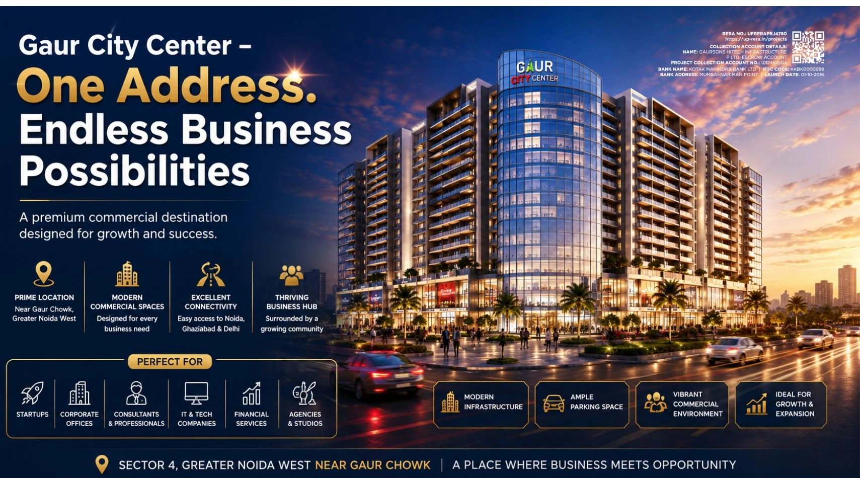 Gaur City Center – One Address. Endless Business Possibilities