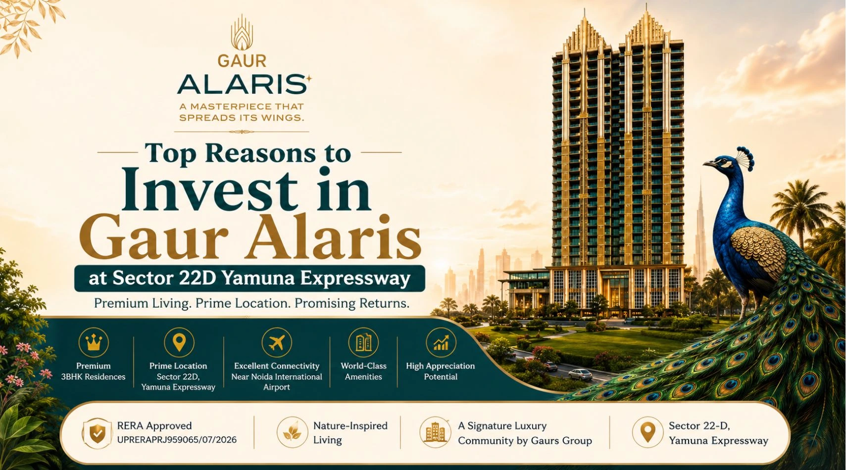 Top Reasons to Invest in Gaur Alaris at Sector 22D Yamuna Expressway
