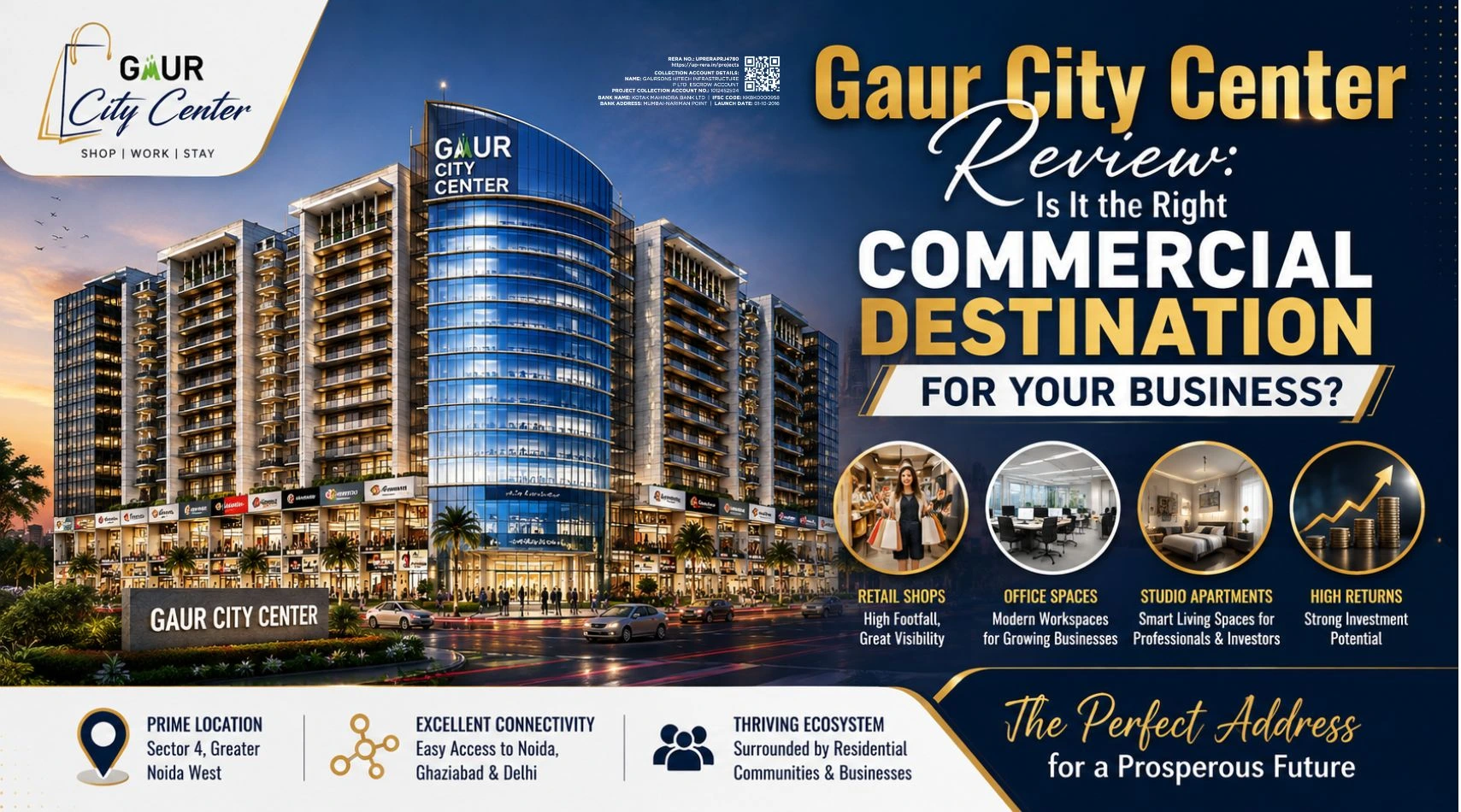Gaur City Center 2026 Review: Is It the Right Commercial Destination for Your Business?