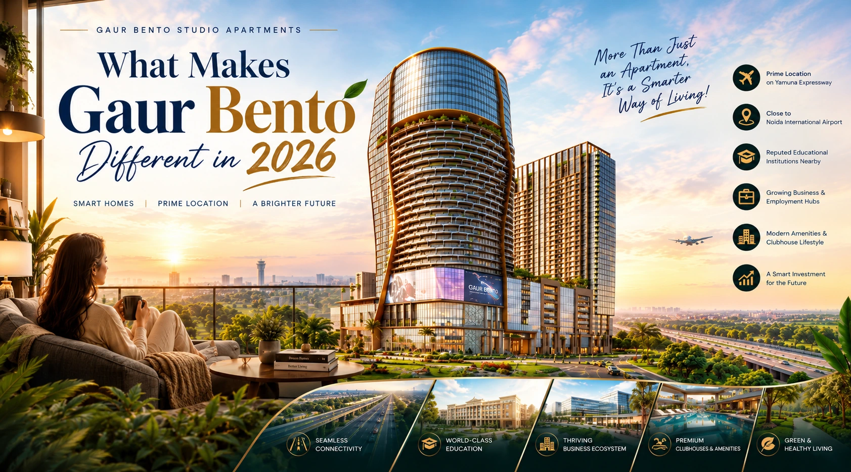 Gaur Bento Studio Apartments: What Makes It Stand Out in 2026